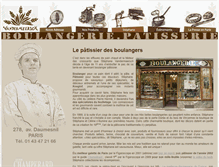 Tablet Screenshot of boulangerie-patisserie-vandermeersch.com